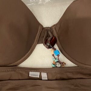NWOT and NWT Gorgio Chocolate Brown Bikini Set #334